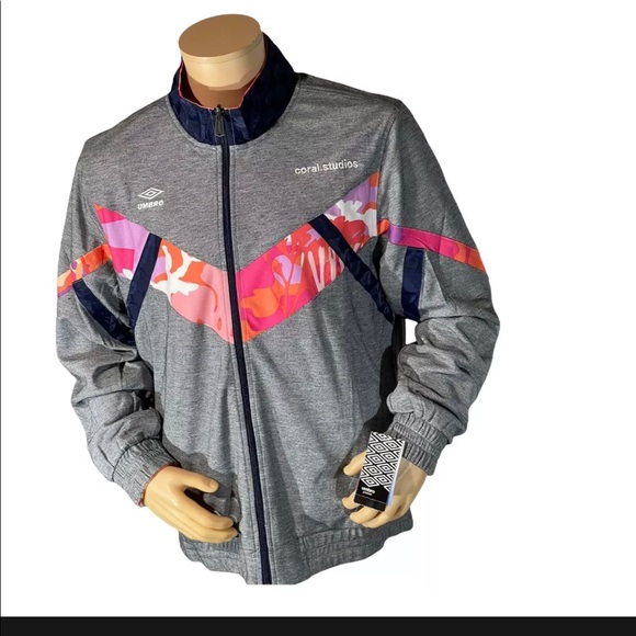Mens Track Jacket Size L Umbro X Coral Studios Ful